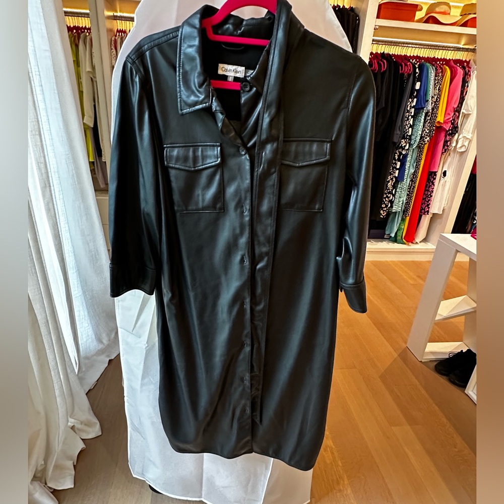 Calvin Klein button down dress